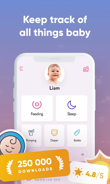 Mia: Pregnancy. Breastfeeding - Image screenshot of android app