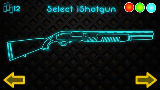 Simulator Neon Weapon Shotgun - Gameplay image of android game