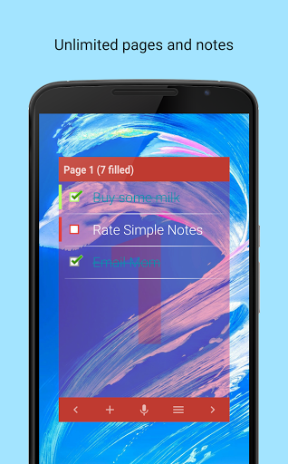 Simple Notes Widget - Image screenshot of android app