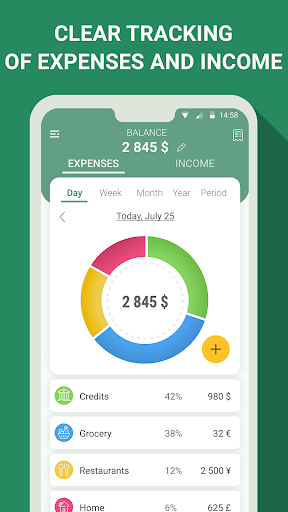 Money manager & expenses - عکس برنامه موبایلی اندروید