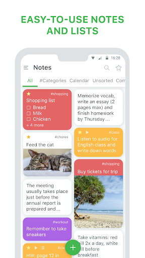 Notes - notepad and lists - عکس برنامه موبایلی اندروید