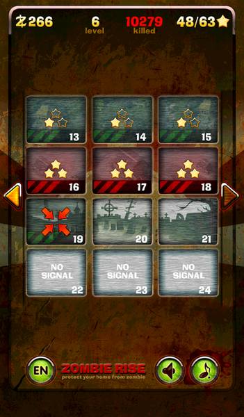 Zombie Rise - Gameplay image of android game