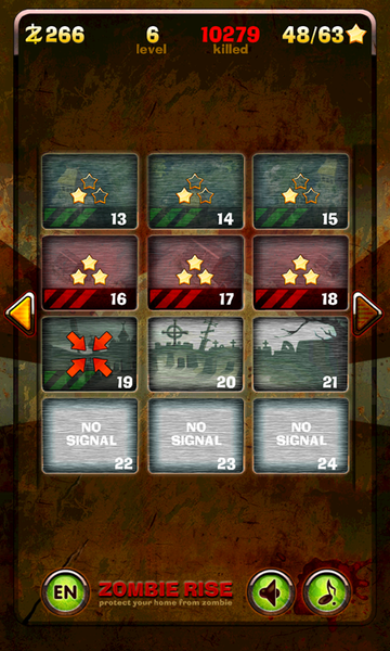 Zombie Rise - Gameplay image of android game