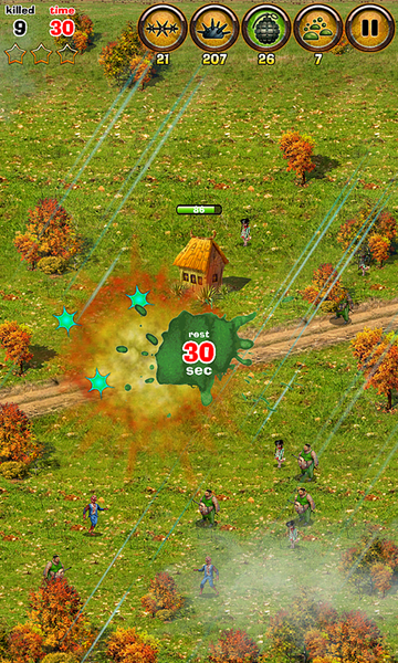 Zombie Rise - Gameplay image of android game
