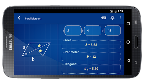 Geometry: Shape Calculator - عکس برنامه موبایلی اندروید
