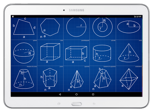Geometry: Shape Calculator - عکس برنامه موبایلی اندروید