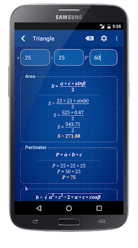 Geometry: Shape Calculator - عکس برنامه موبایلی اندروید