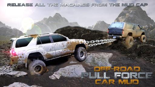 Off-Road Pull Force Car Mud - Gameplay image of android game