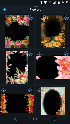 Flowers PhotoFrames - عکس برنامه موبایلی اندروید