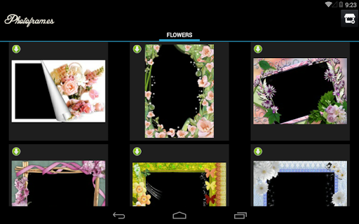 Flowers PhotoFrames - عکس برنامه موبایلی اندروید
