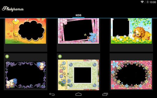Kids PhotoFrames - عکس برنامه موبایلی اندروید