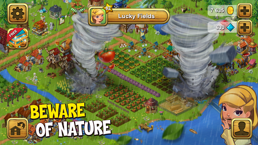 Farm games offline: Village farming games - Gameplay image of android game