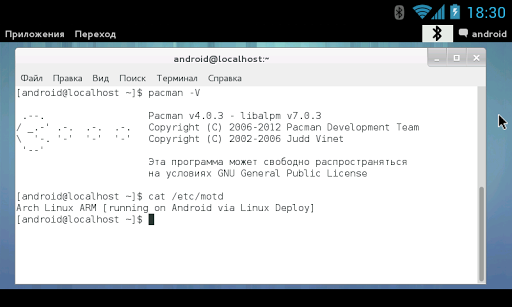 Linux Deploy - عکس برنامه موبایلی اندروید