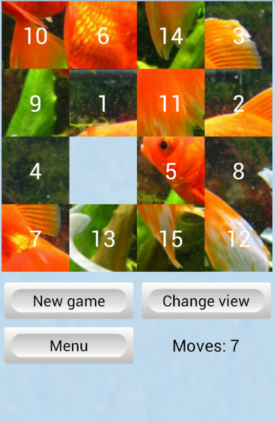 15 Puzzle - Gameplay image of android game