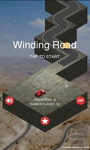 Winding Road Race - عکس بازی موبایلی اندروید