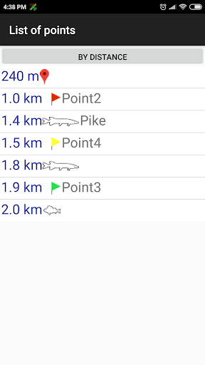 My fishing places GPS - Image screenshot of android app