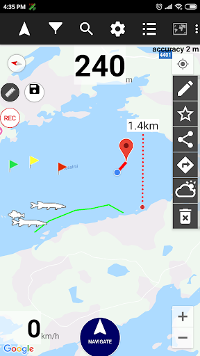 My fishing places GPS - Image screenshot of android app