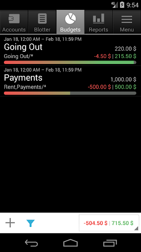 Financisto - Personal Finance Tracker - Image screenshot of android app