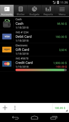 Financisto - Personal Finance Tracker - Image screenshot of android app