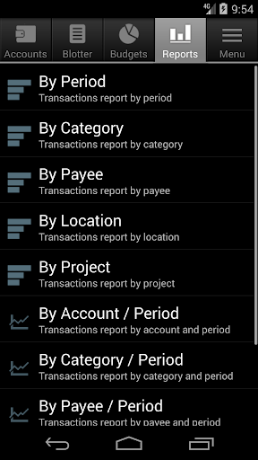 Financisto - Personal Finance Tracker - Image screenshot of android app