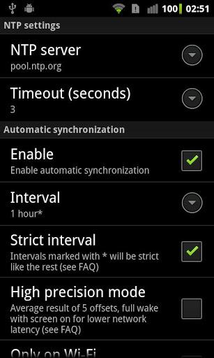 ClockSync - Image screenshot of android app