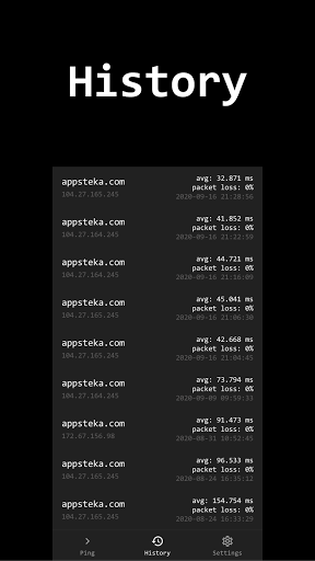 Ping - عکس برنامه موبایلی اندروید