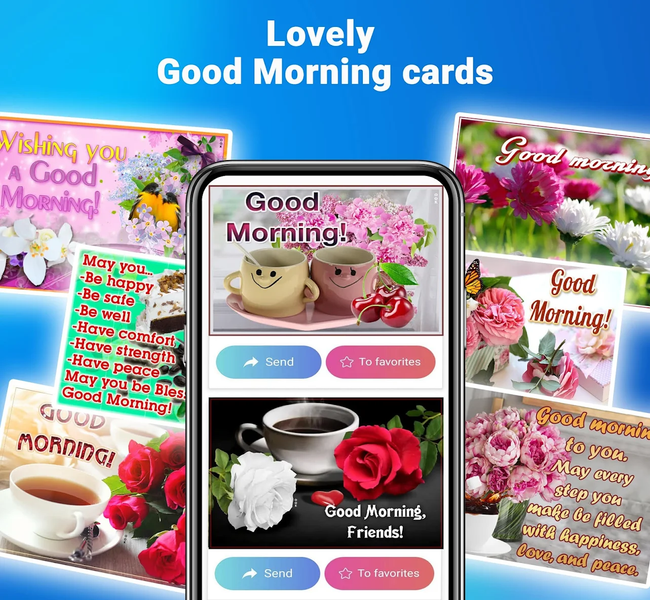 Good morning app - images - Image screenshot of android app