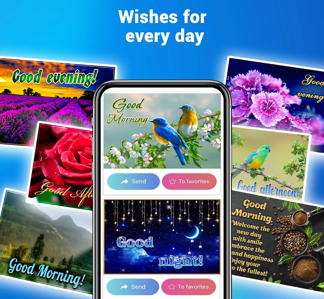 Good morning app - images - Image screenshot of android app
