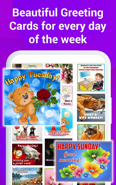 Good morning messages & quotes - Image screenshot of android app