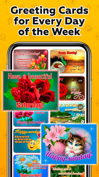 Good morning images, birthday - Image screenshot of android app