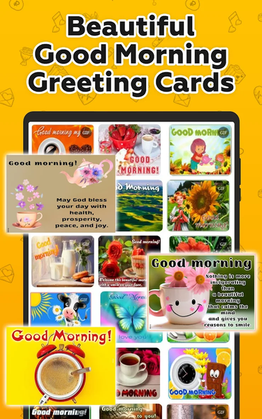 Good morning images, birthday - Image screenshot of android app