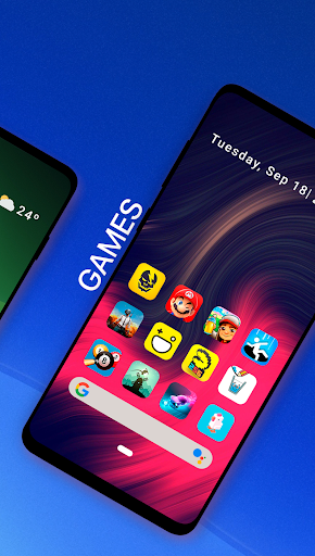 iUX ۱۳ - Icon Pack - عکس برنامه موبایلی اندروید
