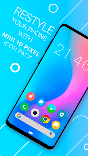 MIU 10 Pixel - icon pack - Image screenshot of android app