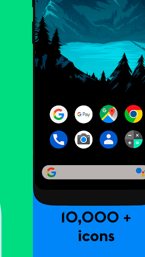 Pixel Q - icon pack - Image screenshot of android app