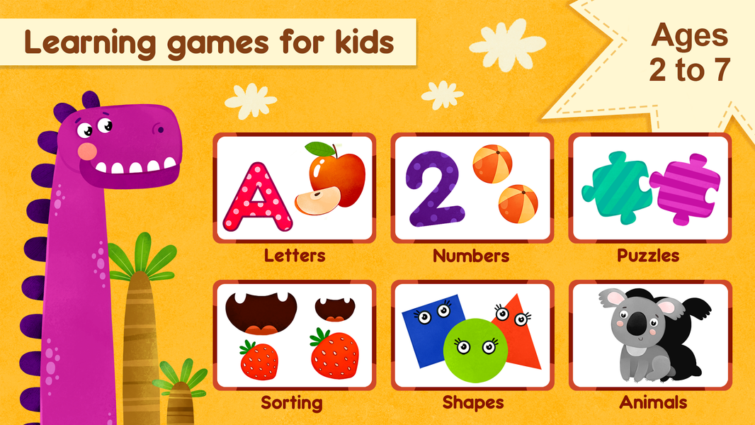 Learning games for Kid&Toddler - عکس برنامه موبایلی اندروید
