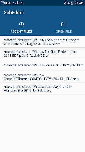SubE: Subtitle Editor - Image screenshot of android app