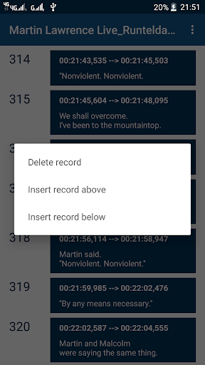 SubE: Subtitle Editor - عکس برنامه موبایلی اندروید