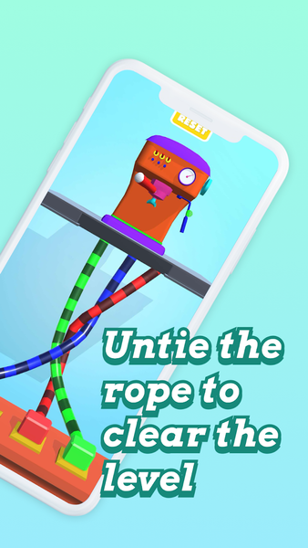 Rope Unwind - Gameplay image of android game