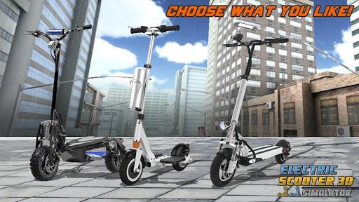 Electric Scooter 3D Simulator - عکس بازی موبایلی اندروید