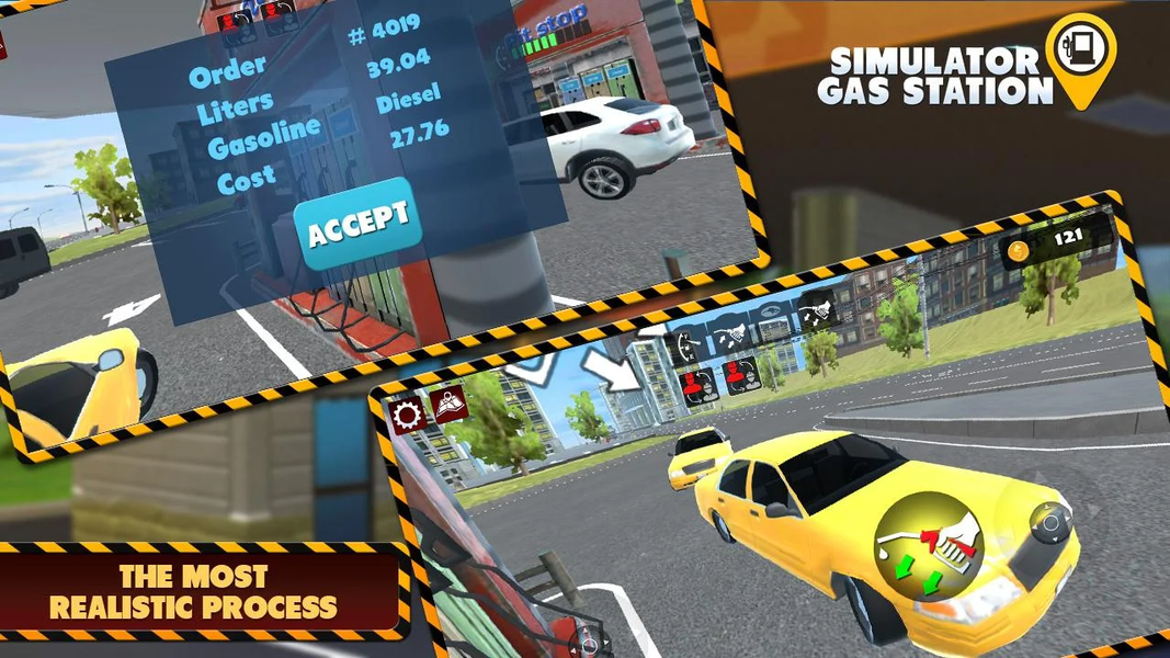 Simulator Gas Station - Gameplay image of android game