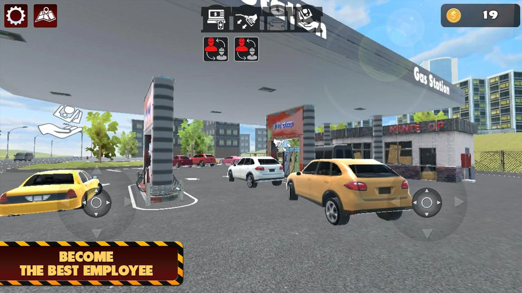 Simulator Gas Station - Gameplay image of android game