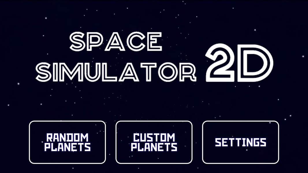 Space Simulator 2D - Image screenshot of android app