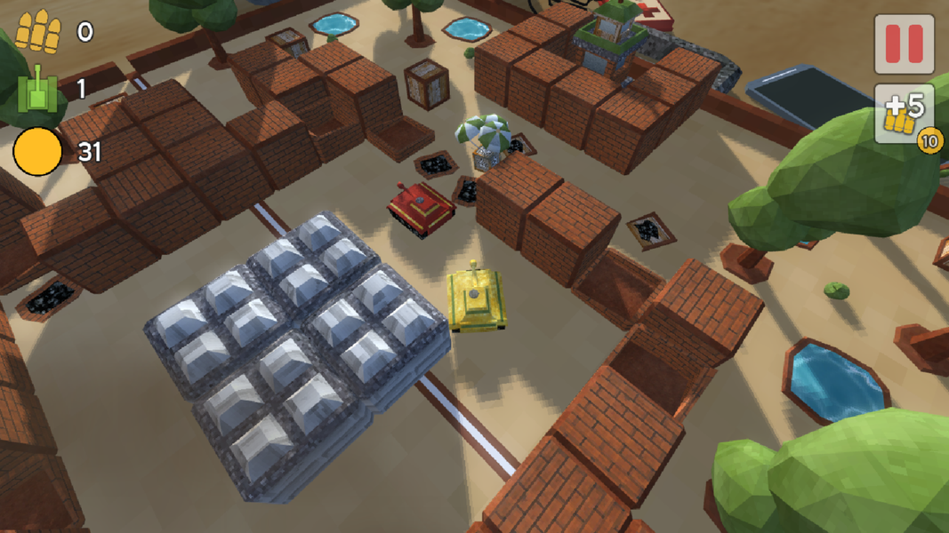 Small Tanks ۳D - The Game - عکس بازی موبایلی اندروید