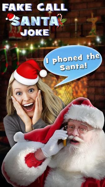 Fake Call Santa Joke - Gameplay image of android game