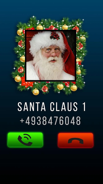 Fake Call Santa Joke - Gameplay image of android game