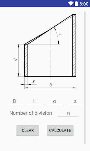 Flat Pattern Bend Calculator - عکس برنامه موبایلی اندروید