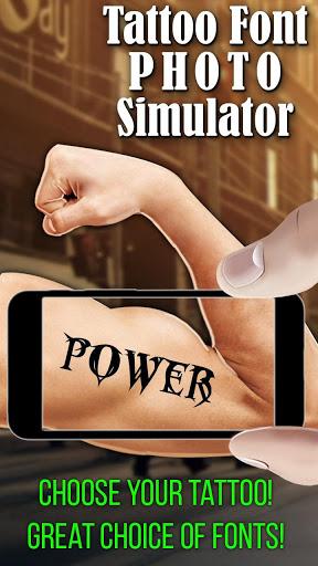 Tattoo Font Photo Simulator - عکس بازی موبایلی اندروید