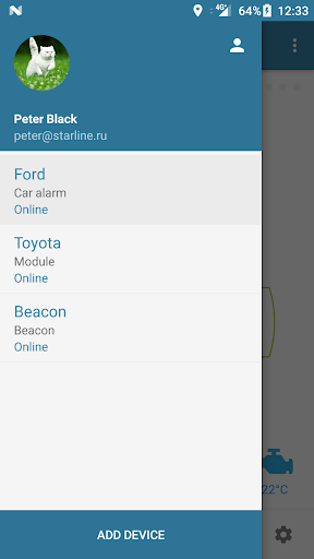 StarLine - Image screenshot of android app