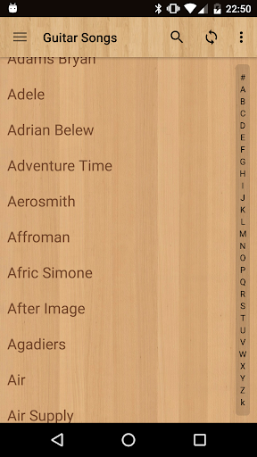 Guitar Songs - Image screenshot of android app