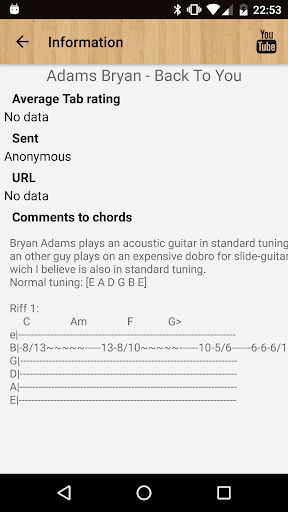 Guitar Songs - Image screenshot of android app